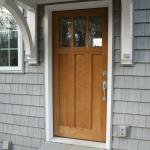 Quartersawn solid white oak with stain.